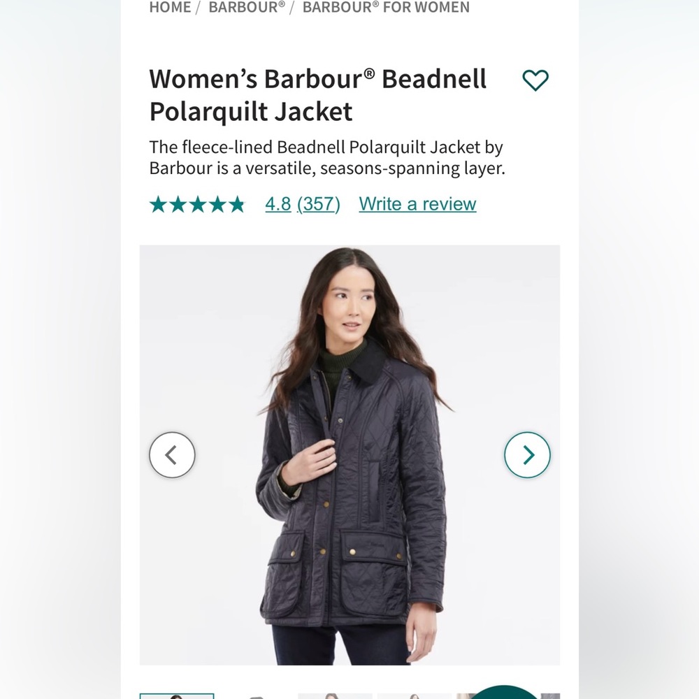Barbour Beadnell Polarquilt Jacket